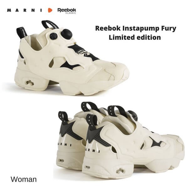 ポンプフューリー 偽物★2022新作 限定★ MARNI×Reebok コピー コラボ★カーキ InstapumpFury Woman