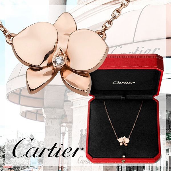 大人気！【カルティエ】カレスドルキデパル ネックレス 偽物 18K B7015500