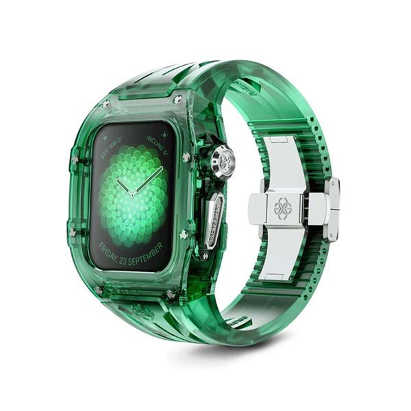 新作限定ゴールデンコンセプト 偽物 Apple Watch Case RSTR45 SAPPHIRE GREEN