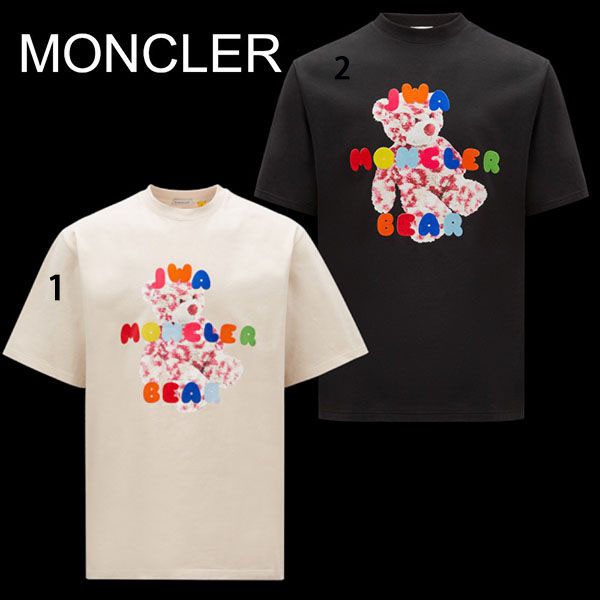 注目商品モンクレール JW Anderson ロゴ Tシャツ 偽物 I109E8C00001