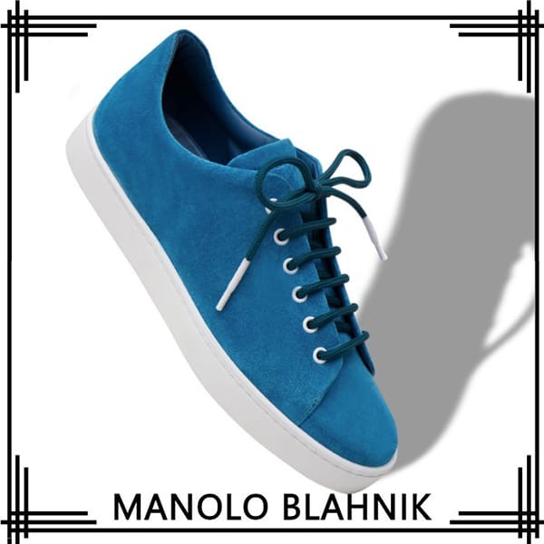 【累積売上額TOP10】MANOLO BLAHNIK 偽物 メンズ SEMANADO スニーカー スエード 322-2374-0005