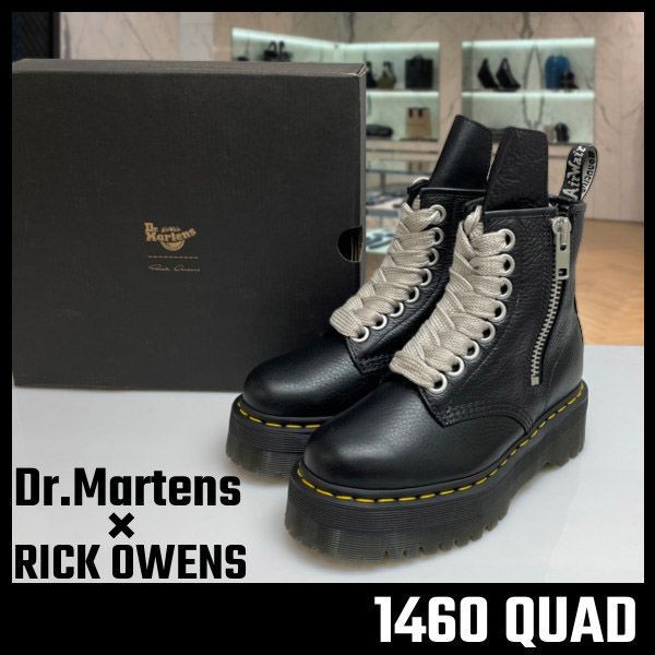 【Dr.Martens リックオウエンス コピー】コラボ 1460 QUAD ドクターマーチン リックオウエンス