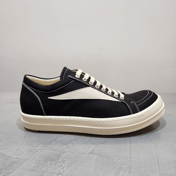 注目商品リックオウエンス ダークシャドウ VINTAGE スニーカー 偽物 BLACK/MILK (DO) 5803