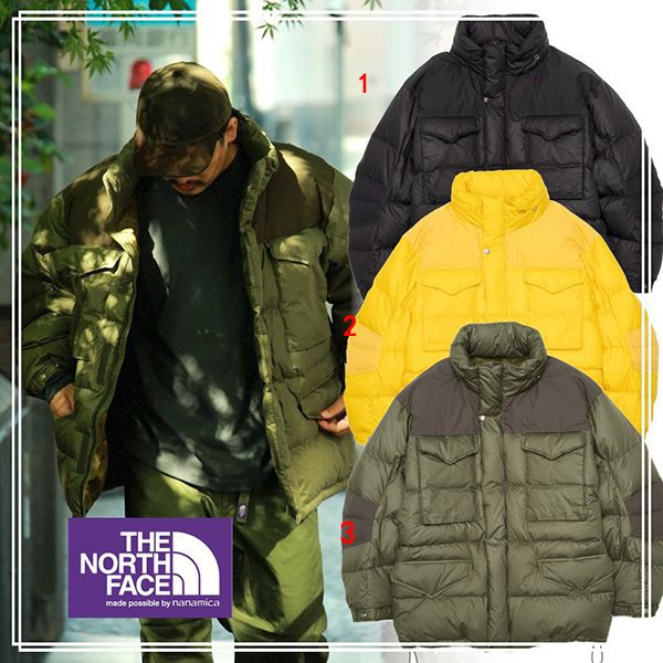 高品質ノースフェイス TNF PURPLE LABEL Field Down Jacket ND2159N