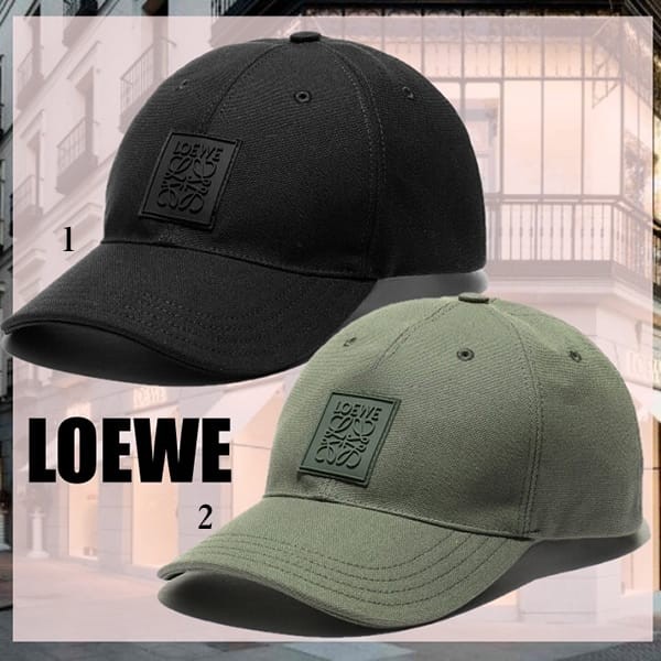 ロエベ 偽物 patch cap in canvas ベースボールキャップ 2色 lyw22341