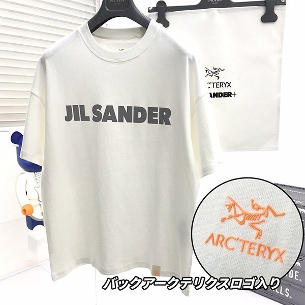 ジルサンダー+ x アークテリクス 偽物 リフレクティブ コラボTシャツ 男女兼用