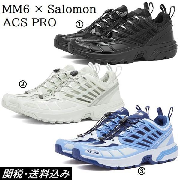 お早めに！マルジェラ MM6 x SALOMON ACS PRO 偽物ロートップ スニーカーM23111515H