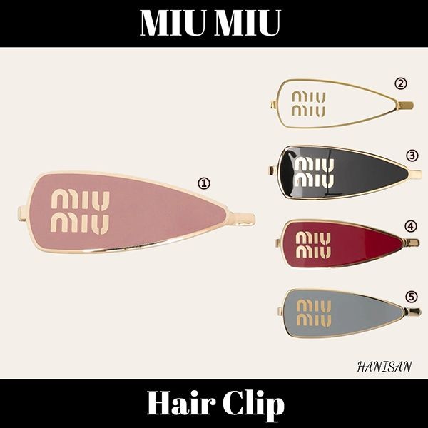 高品質ミュウミュウ エナメルメタル ヘアクリップ スーパーコピーmiu5211