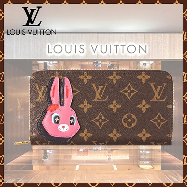 すぐ届くルイヴィトン ★ ジッピーウォレット LV 長財布 偽物 うさぎ M83689