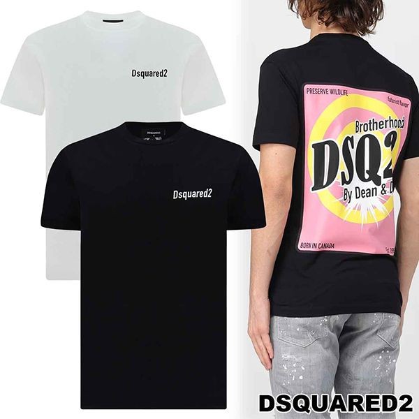 ディースクエアード コピーDSQ2 Cool Fit ロゴ Tシャツ【かわいい♡新作】