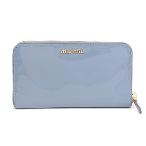 ミュウミュウ MIU MIU 長財布 エナメル革  5M0506-3CJ-HJO