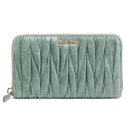 ミュウミュウ MIU MIU 長財布 子牛革 5M0506-QI9-E1D