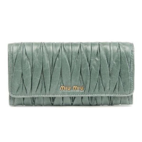 ミュウミュウ MIU MIU 長財布 子牛革 5M1109-QI9-E1D