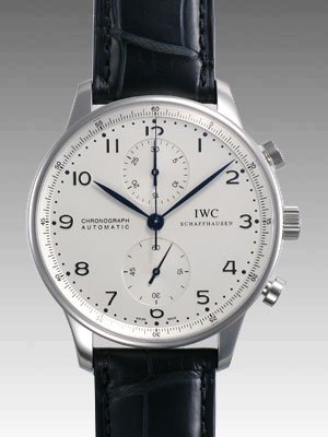 IWC ポルトギーゼ クロノ IW371417 ステンレス ホワイト