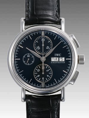 IWC ポートフィノ クロノ IW378303 ステンレス ブラック 41.0mm