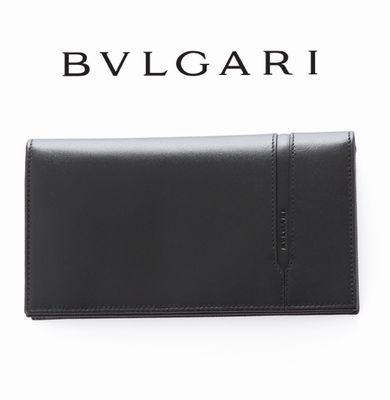 秋冬新作 ☆BVLGARI☆ブルガリ スーパーコピー N級品 ロゴデザイン 二つ折り長財布 11369226