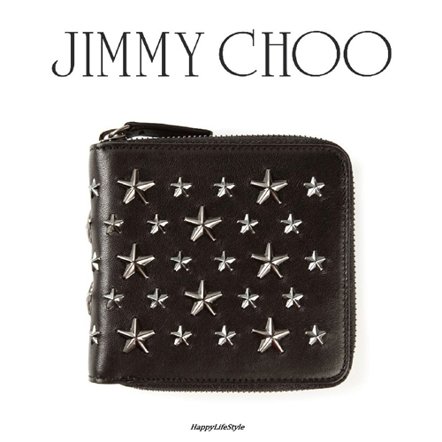 ジミーチュウ コピー Jimmy Choo★メンズ2つ折り財布LAWRENCE★星スタッズ jc16