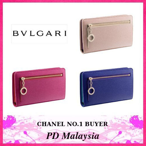 ★BVLGARI/ブルガリ コピー★GOLD金具×２つ折り財布×３カラー★新作★7022119