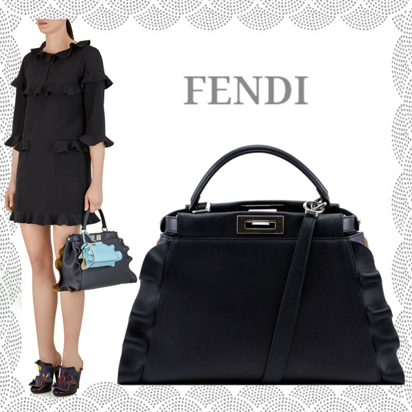 17 AW フェンディ コピー FENDI Wave Regular ピーカブー フリル PEEKABOO レギュラー 7030922