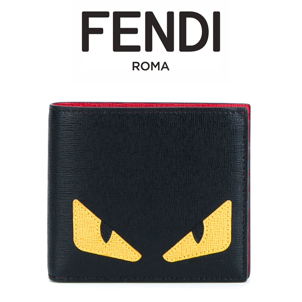 フェンディ コピー FENDI ☆BAG BUGS レザーコンパクトウォレット 7051005