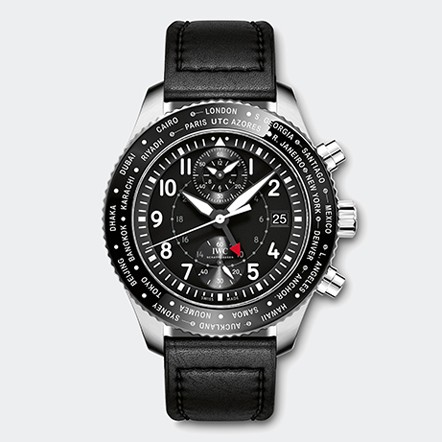 IWC スーパーコピー 新作 パイロット  ウォッチ  タイムゾーナー  クロノグラフ IW395001