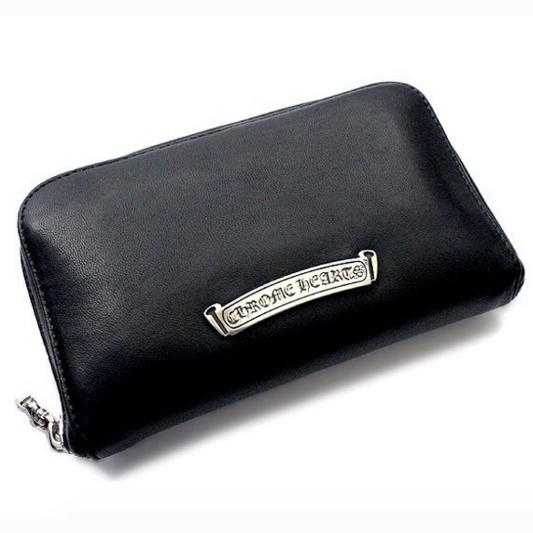 クロムハーツ レザー財布 Rec F Zip Mini Wallet 8070507