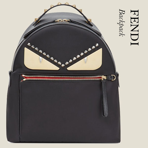 FENDI スーパーコピー バッグ バグズ バックパック ブラック 9040409