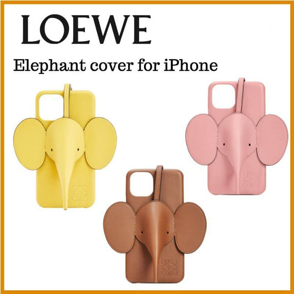 【ロエベ ロエベ iPhoneケース コピー】エレファント Elephant 水色 偽物2020101404