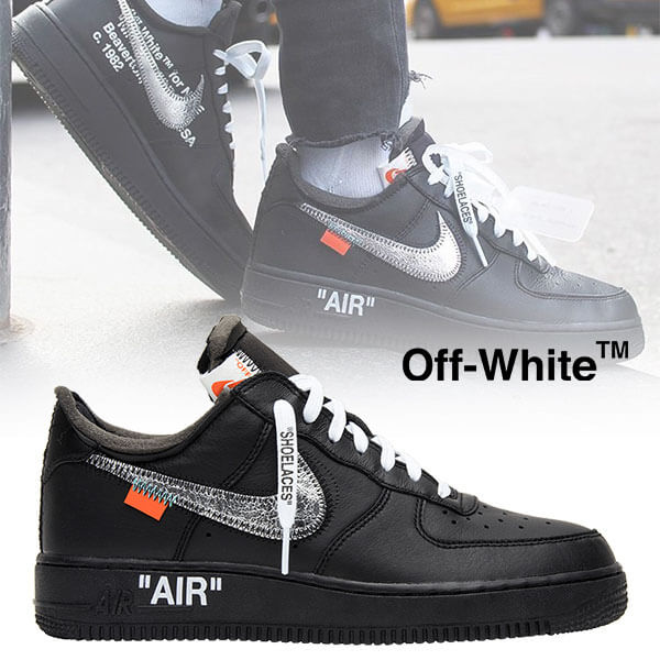 入手困難！ナイキ オフ ホワイト スニーカー コピー エアフォースOFF-WHITE x Air Force 1 Low 07 MoMA AV5210 001