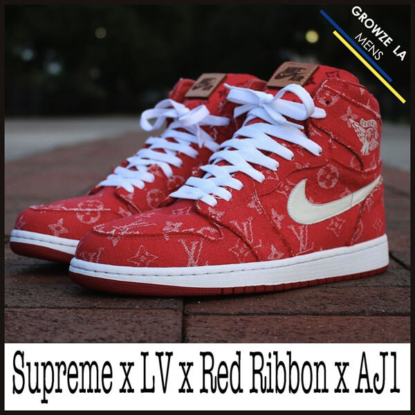 ルイヴィトン ナイキ シュプリーム スニーカー コピーRed Ribbon Recon x シュプリーム x LV x Air Jordan 1201017a04