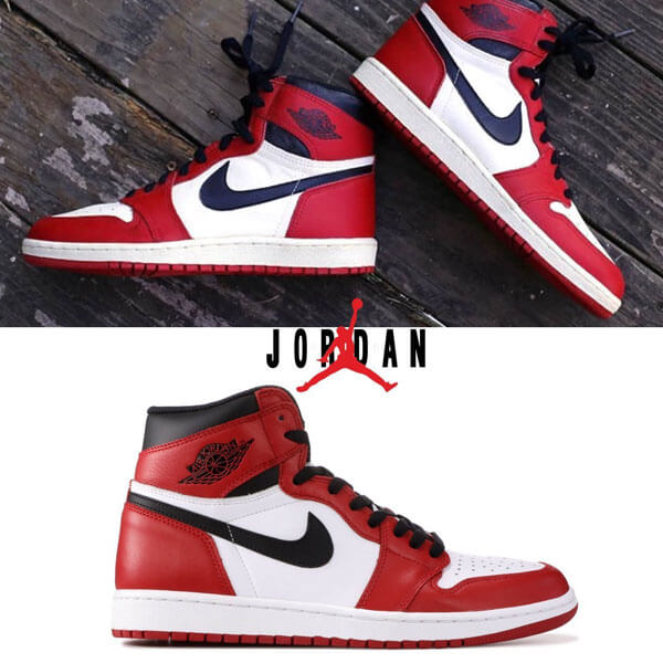 ナイキ エアージョーダン スニーカー コピー  JORDAN 1 RETRO HIGH OG CHICAGO- エアジョーダン1 シカゴ201017a07