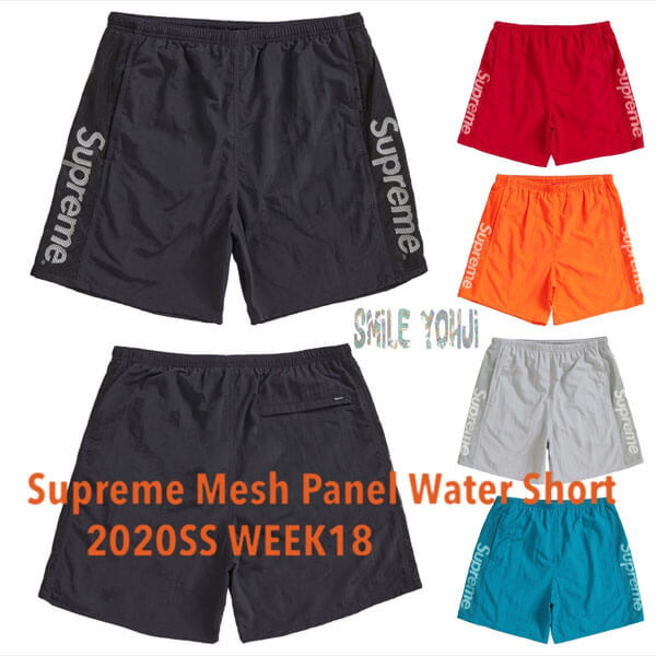 ★シュプリーム 偽物 20SS WEEK18★Mesh Panel Water Short201116CC012