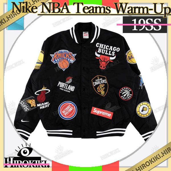 シュプリーム ナイキ コピー エヌビーエー チーム ウォーム アップ ジャケット シュプリーム × ナイキ NBA Teams Warm-Up Jacket ナイキ Black201116CC0194