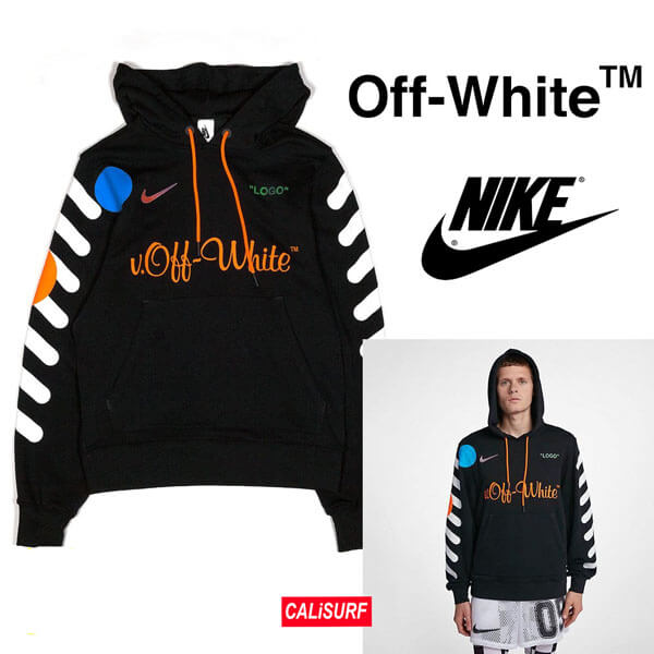 【激レアアイテム】ナイキ オフ ホワイト パーカー コピー ナイキ Lab x Off White コラボ フーディー/BLK201116CC4