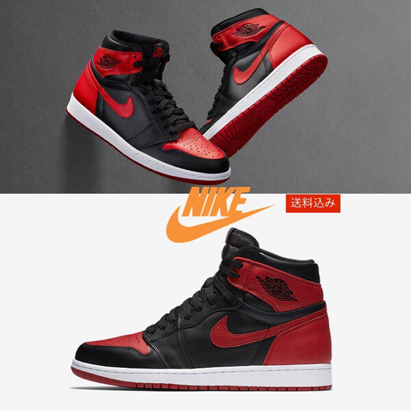 ナイキ  コピー  AIR JORDAN 1 RETRO HIGH OG BRED 2016 BANNED 201120AA11