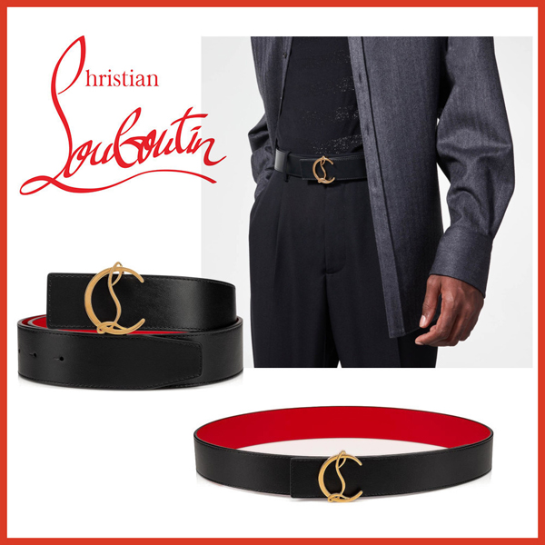 ルブタン スーパー コピー ベルト Christian Louboutin★20AW Cl Logo Belt 1205020Q502