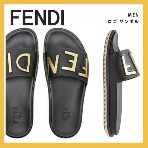 フェンディ サンダル コピー FENDI ロゴ★ラバーサンダル 7X1148A8PGF14YS