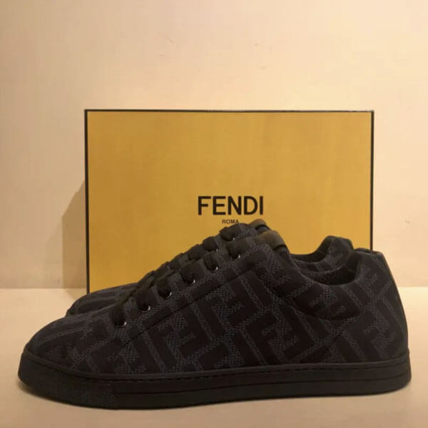 2020SS最新作新品 フェンディ スニーカー コピー FENDI ブラックAADSF0QA9