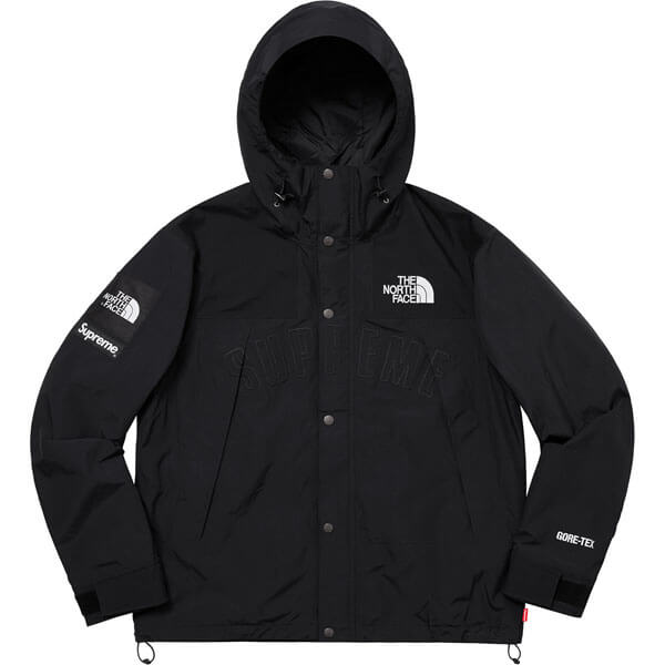 シュプリーム ノースフェイス 偽物 Face Arc Logo Mountain Parka Black 21030918