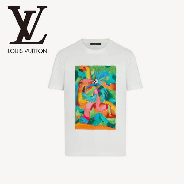 ルイヴィトン 偽物 LV メンTシャツ 1A8P0W