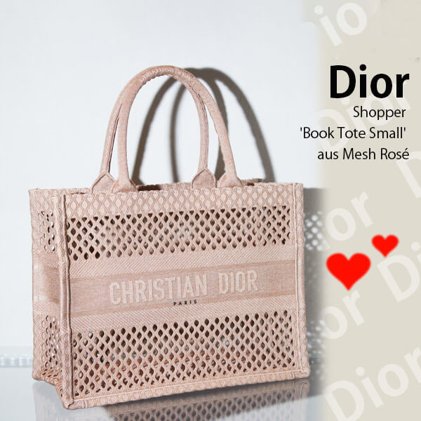 21SS ディオール スーパーコピー Shopper Book Tote Small aus Mesh レディースファッション 21031306