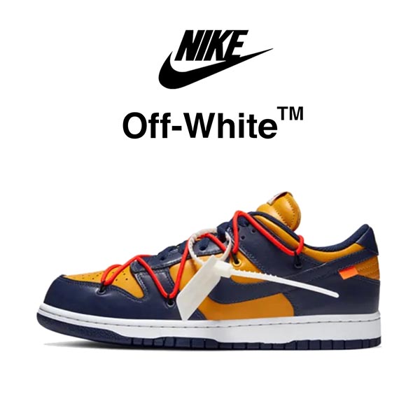 オフホワイト×ナイキ ダンクロー ミシガン 偽物 オフホワイト ナイキ Dunk Low Navy CT0856-700 世界が欲しがるスニーカーの王者