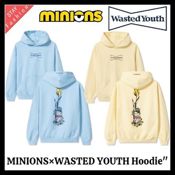 限定コラボ!MINIONS xWASTED YOUTH Tulip パーカー コピー 21071443