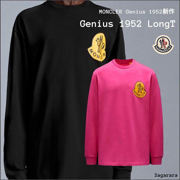 【モンクレール】Genius 1952新作 オレンジロゴ LongTシャツコピー G20928D0000783927545