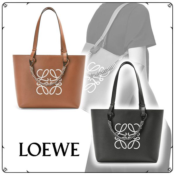 ロエベ トートバッグ 偽物☆Small Anagram Tote☆スモール☆送料込A717S72X11