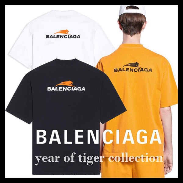 バレンシアガ◆YEAR OF THE TIGER◆稀少日本未入荷限定Tシャツ612966TLVI59040